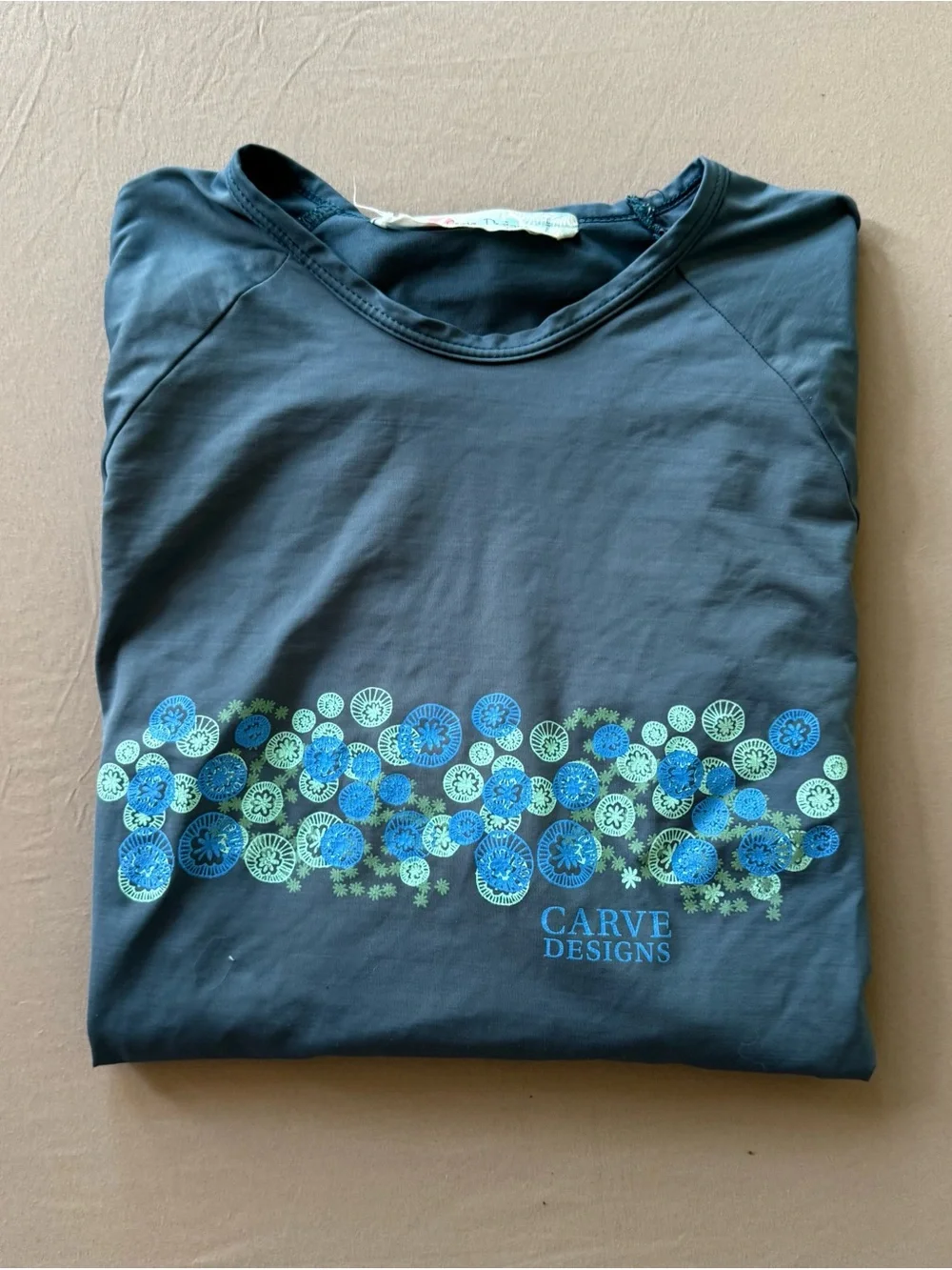 Carve Designs Sunset Rash Guard - Picture 1 of 7